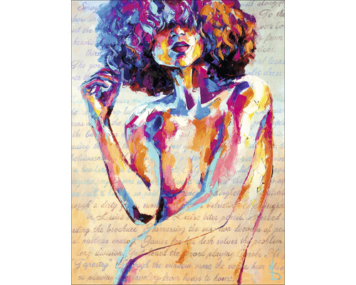 Tablou canvas Colourful Woman I 57x77 cm-0