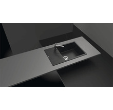 Chiuvetă bucătărie cu o cuvă Schock Ronda D-100XL 78x50 cm, cu picurător, reversibilă, Cristalite Sabbia-thumb-5