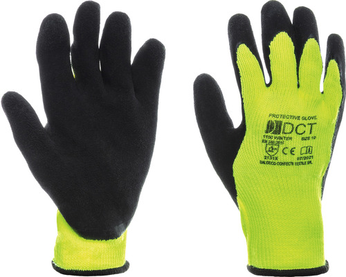 Mănuși de protecție DCT Palawan Winter din nailon imersat în latex, mărimea 10-0