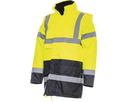 Jachetă de lucru DCT Oxford 3 în 1 din poliester galbenă, mărimea S