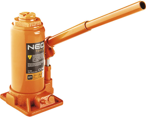 Cric hidraulic tip butelie NeoTools max. 8 tone 205-390 mm