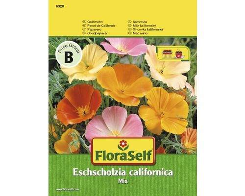 FloraSelf semințe de mac californian "Eschscholzia californica"