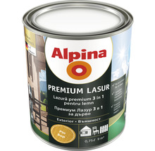 Lazură premium pentru lemn Alpina pin 0,75 l-thumb-0