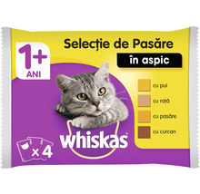 Hrană umedă pentru pisici Whiskas Adult Selecții pasăre 4x100 g-thumb-0