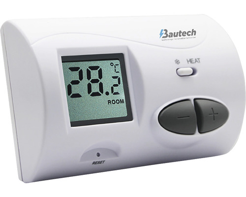 Termostat ambiental digital cu fir neprogramabil Bautech Q-3S