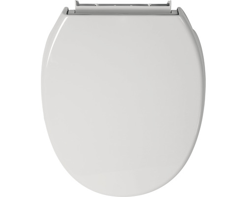 Capac WC cu închidere lentă form & style Cocoa plastoc alb 44,8x36,1 cm