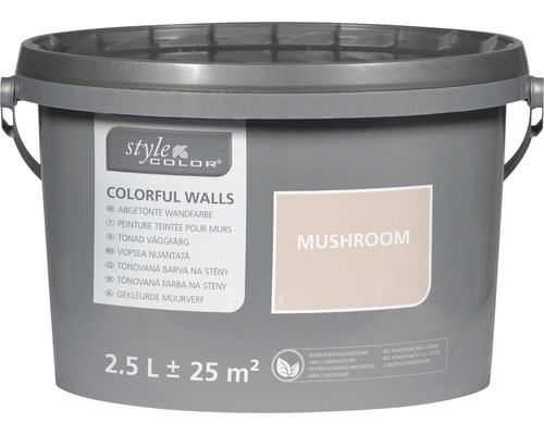 Vopsea nuanțată pentru perete și tavan StyleColor mushroom 2,5 l