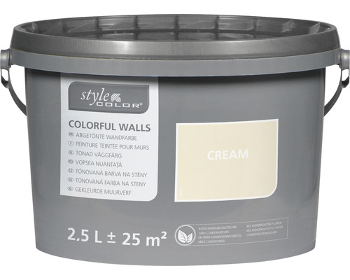 Vopsea nuanțată pentru perete și tavan StyleColor cream 2,5 l