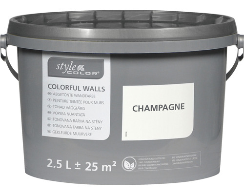 Vopsea nuanțată pentru perete și tavan StyleColor champagne 2,5 l
