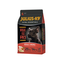 Hrană uscată pentru câini JULIUS-K9 Adult Vital Essentials cu vită și orez 12 kg-thumb-0