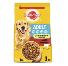 Hrană uscată pentru câini Pedigree Adult cu vită și legume 3 kg-thumb-2