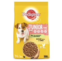 Hrană uscată pentru câini Pedigree Junior Talie Mică cu pui și orez 500 g-thumb-5