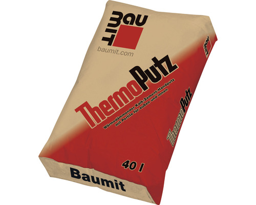 Tencuială Baumit Thermoputz pe bază de perlit 40 litri pentru termoizolații-0