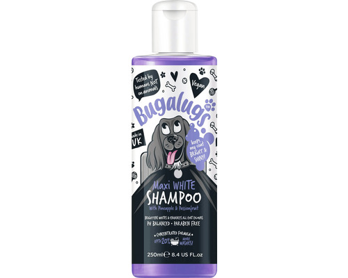 Șampon pentru câini Bugalugs Maxi White 250ml