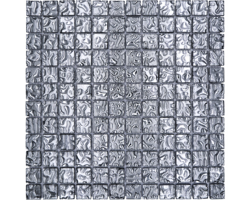 Mozaic sticlă XCM 8SB4 argintiu 29,8x29,8 cm-0