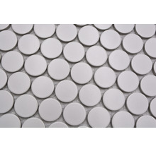 Mozaic ceramic 11G alb mat 31,2x33 cm-thumb-3