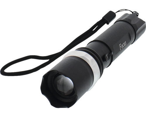 Lanternă LED Well Focus max.200m, cu funcție Zoom și acumulator