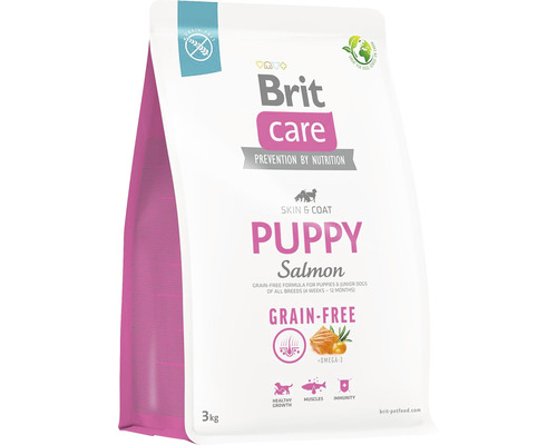 Hrană uscată pentru câini Brit Care Grain-Free Puppy cu somon și cartofi 3 kg