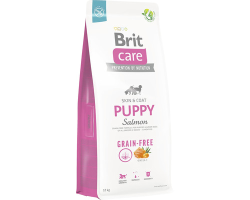 Hrană uscată pentru câini Brit Care Grain-Free Puppy cu somon și cartofi 12 kg