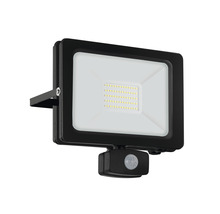 Proiector cu LED integrat Eglo Faedo 102W 11.100 lumeni IP44, senzor de mișcare, lumină rece, negru-thumb-0