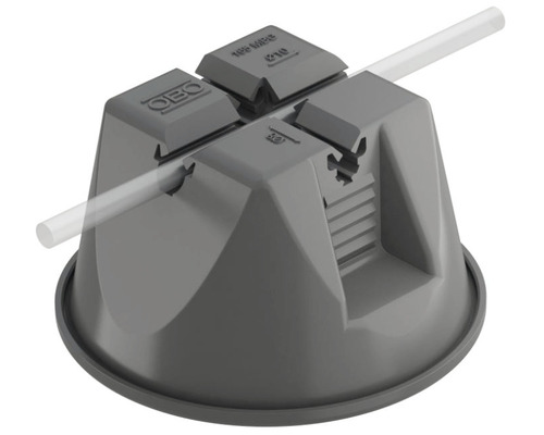 Suport plastic OBO Bettermann pentru conductor de împământare Ø8-10 mm, stabilizat UV