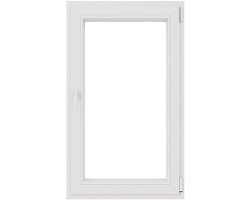 Fereastră PVC termopan 4 camere 72x116 cm albă dreapta deschidere simplă