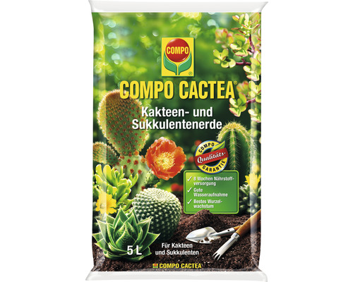 Pământ pentru cactuși și plante suculente Compo Sana 5 l-0