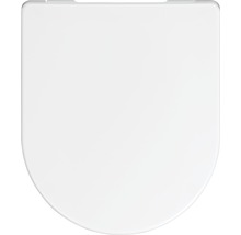Capac WC form & style Panama duroplast, închidere lentă, ușor detașabil, alb 41,7x36,8 cm-thumb-0