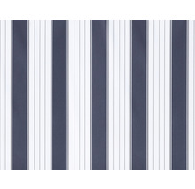 Marchiză/Copertină retractabilă manuală pentru balcon 2x1,2 m dungi albastru alb-thumb-1