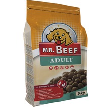 Hrană uscată pentru câini MR. BEEF Adult cu pasăre şi porumb 5 kg-thumb-0