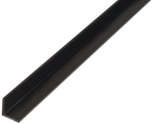 Cornier 20x20 mm PVC 2m negru