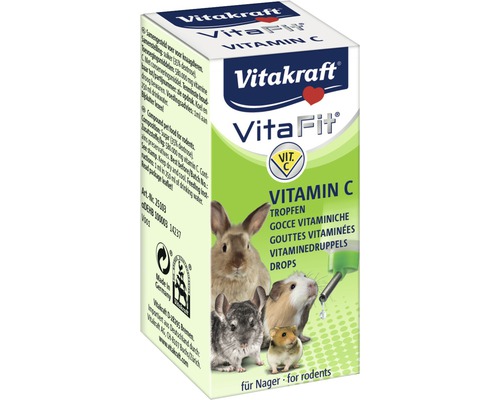 Gustare pentru rozătoare, picături de vitamina C Vitakraft, 10 ml