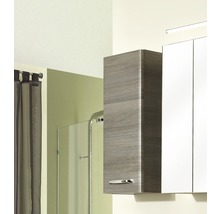 Dulap baie suspendat pelipal Alika, 1 ușă rotativă, PAL, 70x30 cm, grafit-thumb-1
