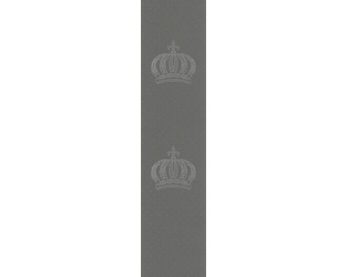 Tapet ștrasuri Glööckler Imperial 2 coroane, negru, 3,30x0,70 m-0