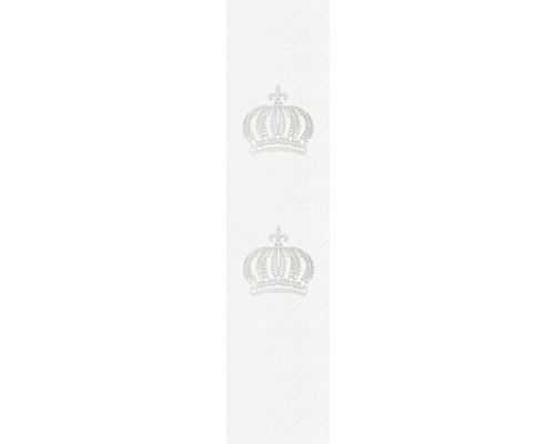 Tapet ștrasuri Glööckler Imperial 2 coroane, alb, 3,30x0,70 m-0
