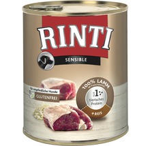 Hrană umedă pentru câini Rinti Sensible cu miel și orez 800 g-thumb-0