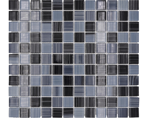 Mozaic sticlă CM 4300 mix alb-gri 30,2x32,7 cm-0