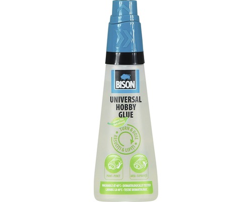 Adeziv universal fără solvenți Bison Universal Hobby Glue 90 ml