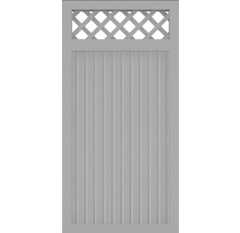 Element principal BasicLine tip C, 90 x 180 cm, gri argintiu-thumb-0
