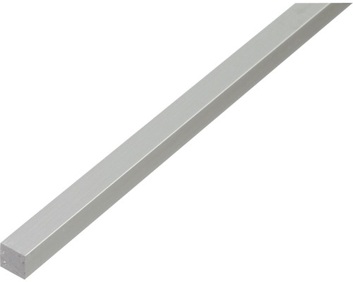 Bară aluminiu pătrată Alberts 10x10 mm, 1m, eloxată