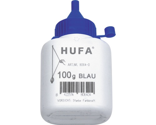 Praf de cretă Hufa 100g, culoare albastră-0