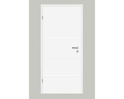 Foaie de ușă Pertura Linum 02 albă 86,0x198,5 cm stânga