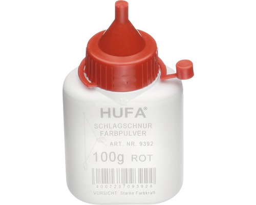 Praf de cretă Hufa 100g, culoare roșie-0