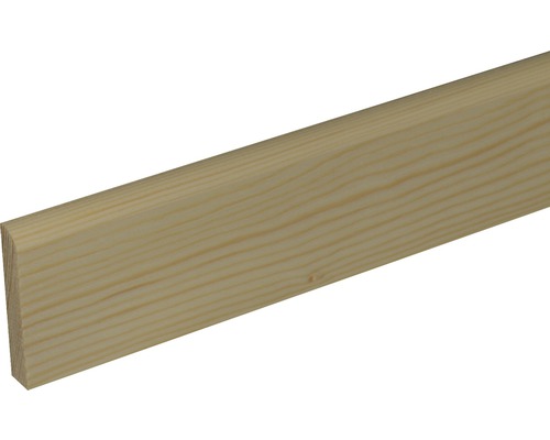 Plintă lemn Konsta pin brut 10x58x2400 mm calitatea A