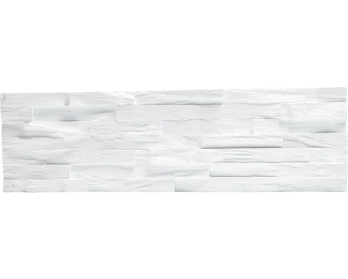 Panou decorativ UltraLight Benevento alb 18,5x57 cm