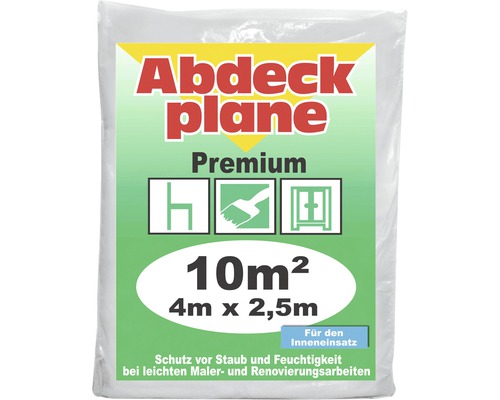 Folie de protectie HDPE Premium 4x2,5 m 10 m² transparenta