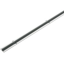Profil simplu de rulare & ghidaj Hettich SlideLine 12 2m pentru uși glisante, aluminiu-thumb-0