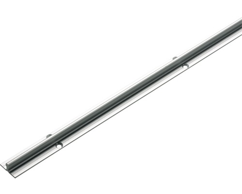 Profil simplu de rulare & ghidaj Hettich SlideLine 12 2m pentru uși glisante, aluminiu-0