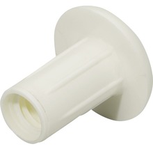 Piuliță conector pentru tub cuplare corpuri Hettich M6, plastic alb, pachet 50 bucăți-thumb-0