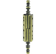 Balama cilindrică decorativă Hettich 40x10 mm, pentru mobilă, oțel alămit, pachet 5 bucăți-thumb-0